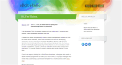 Desktop Screenshot of elicitelaine.com